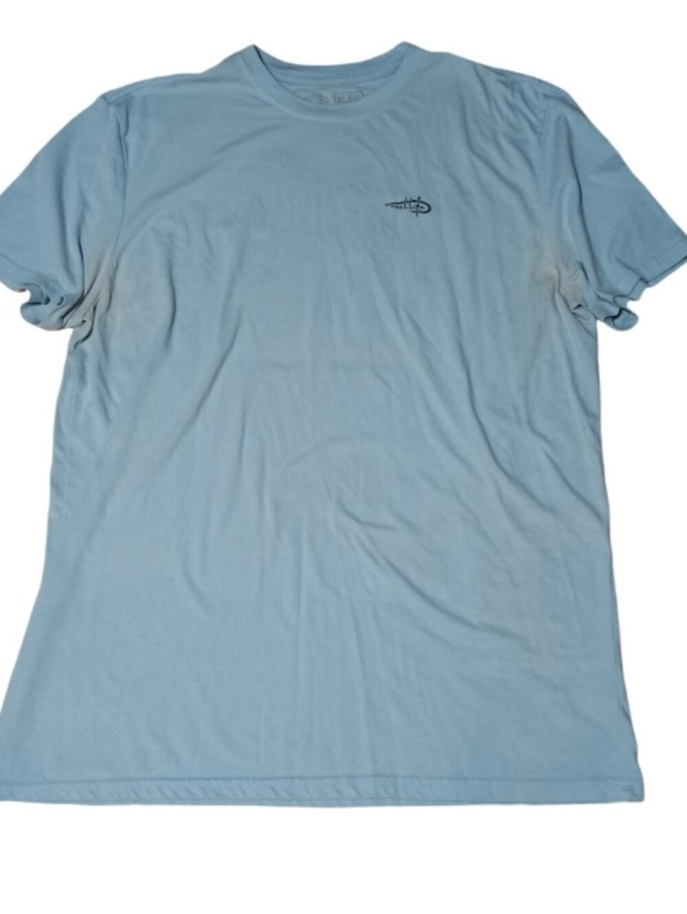 Reel Life Light Blue Men's Short-Sleeve Crewneck T-Shirt